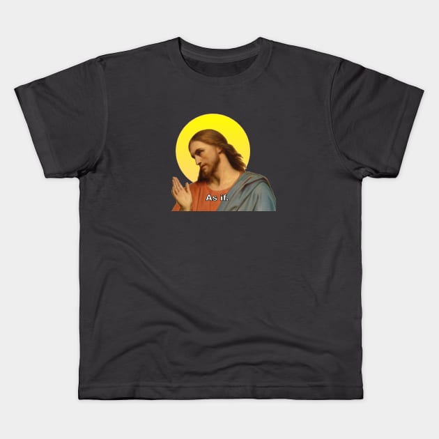 WWJD Who Would Jesus Doubt Kids T-Shirt by Show OFF Your T-shirts!™